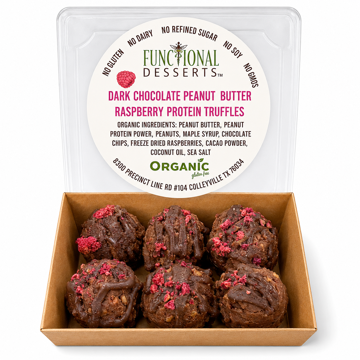 GO Truffle - Dark Chocolate Peanut Butter Raspberry Protein