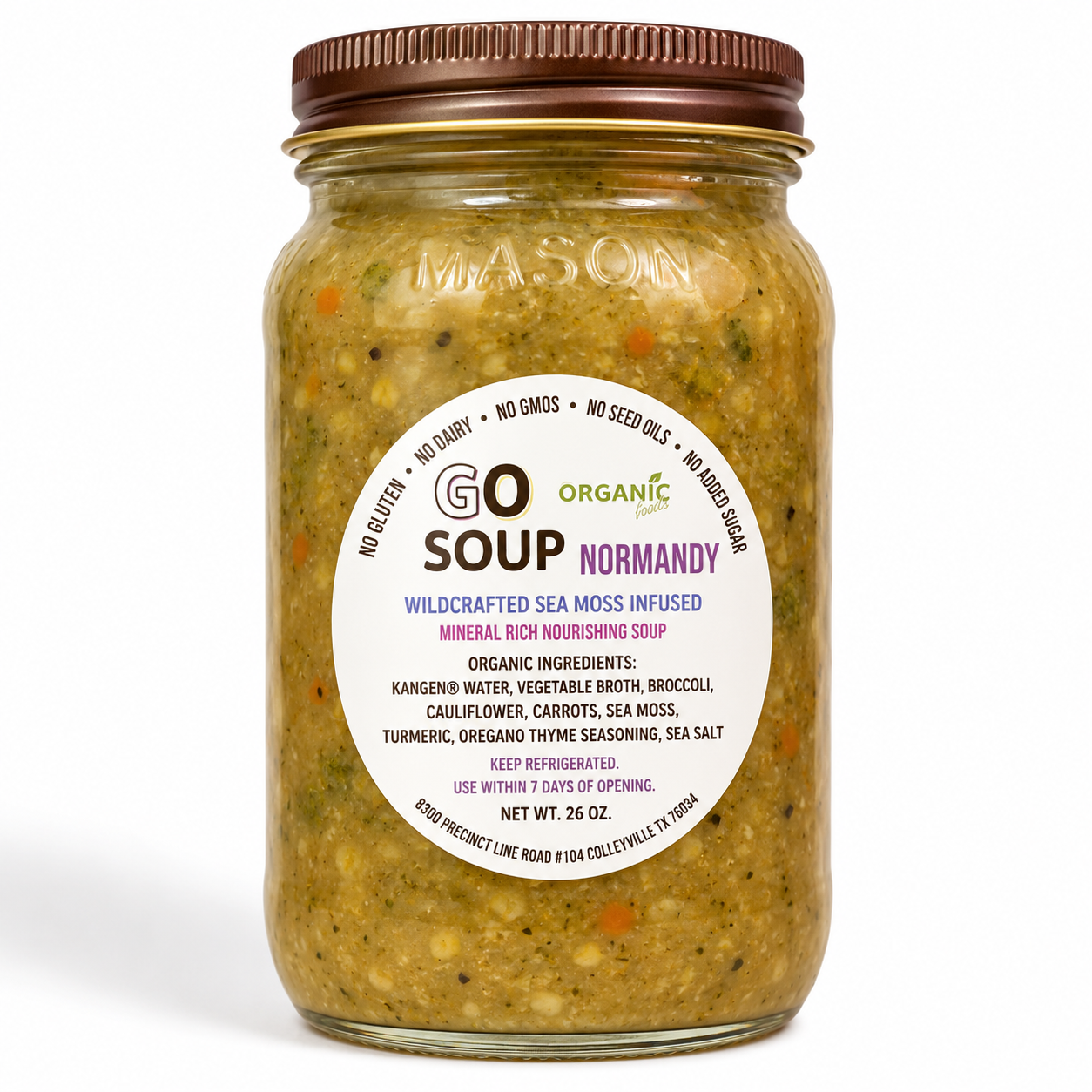 GO Soup - Normandy (Wildcrafted Sea Moss Infused)