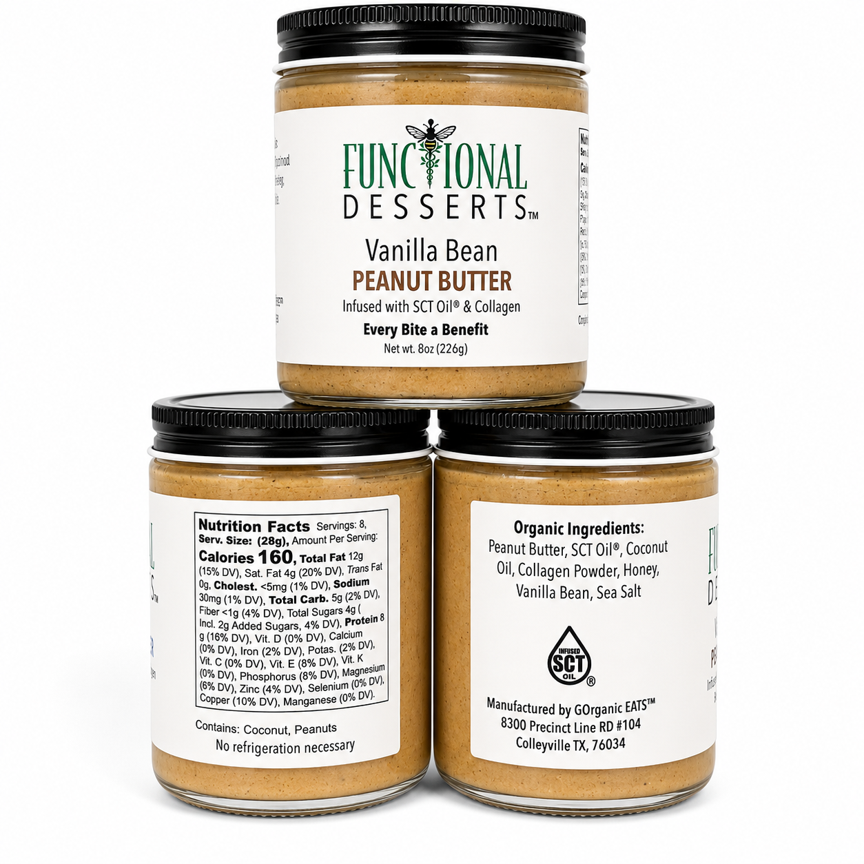 Vanilla Bean Peanut Butter