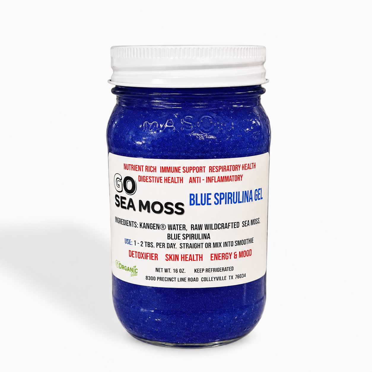 Blue Spirulina Gel