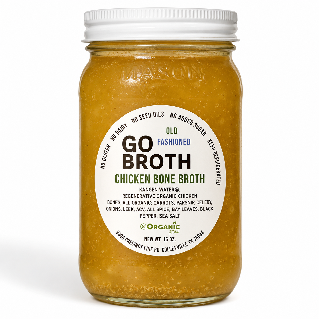 Old Fashioned Chicken Bone Broth
