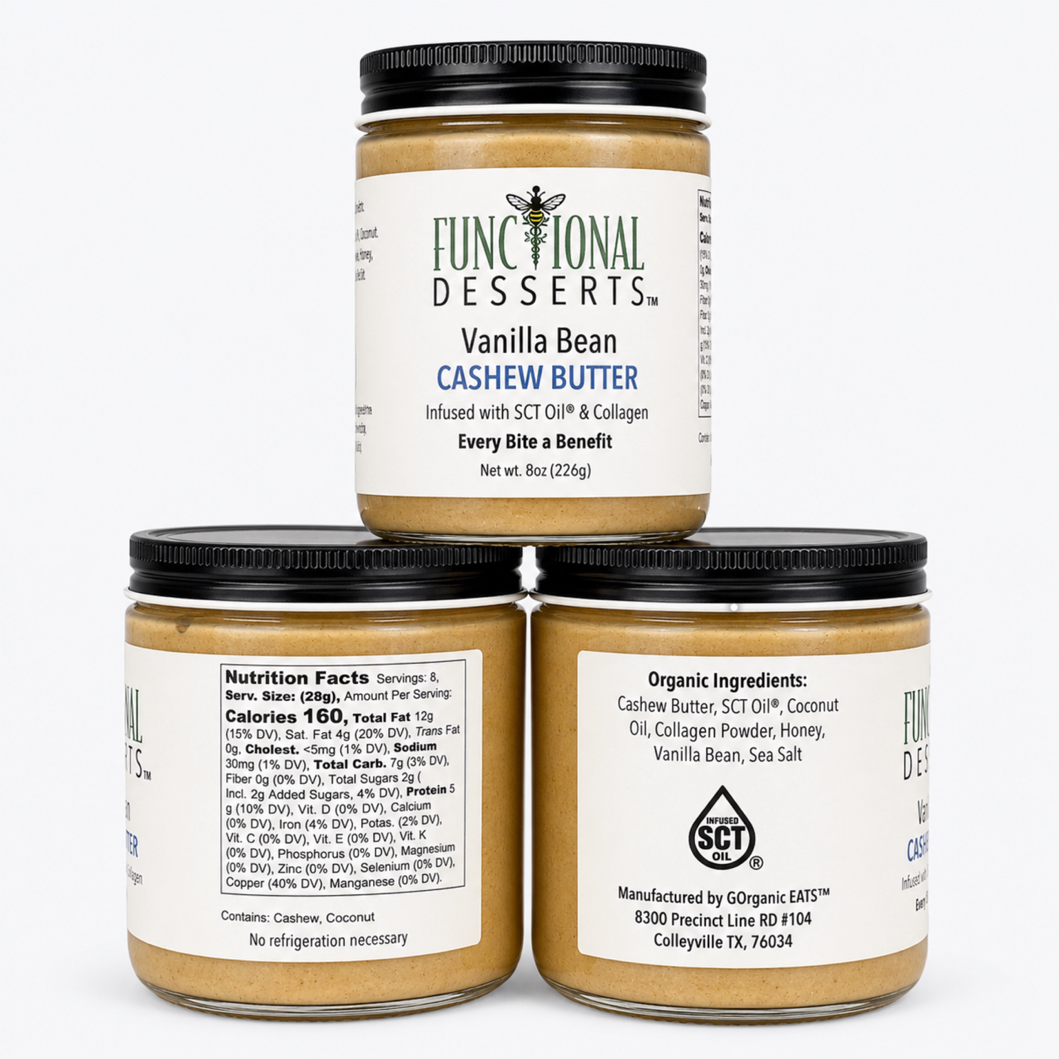 Vanilla Bean Cashew Butter
