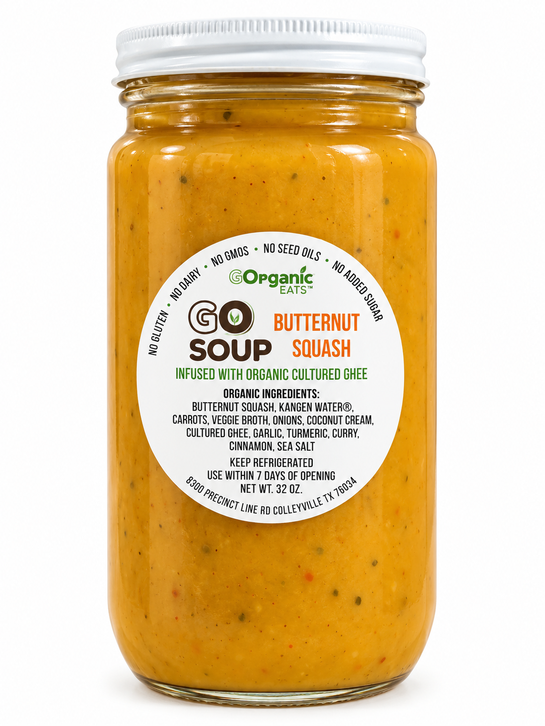 GO Soup™ Butternut Squash 32 oz glass jar