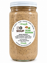 GO Soup™ Creamy Mushroom 32 oz glass jar