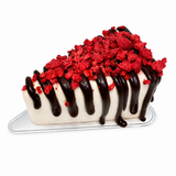 GO Dessert - Vanilla NoCheesecake with Dark Chocolate Ganache & Raspberries